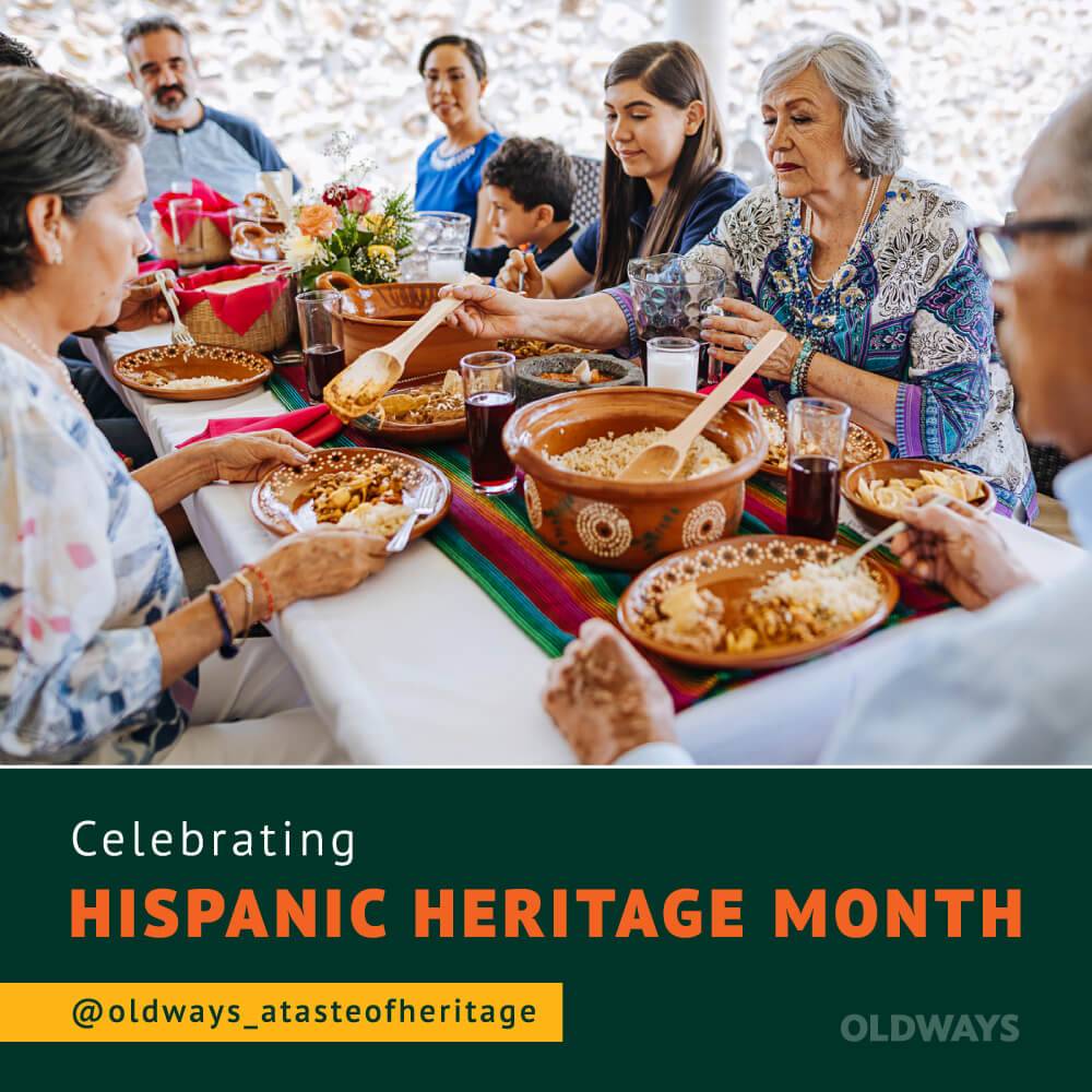 Hispanic Heritage Month family meal