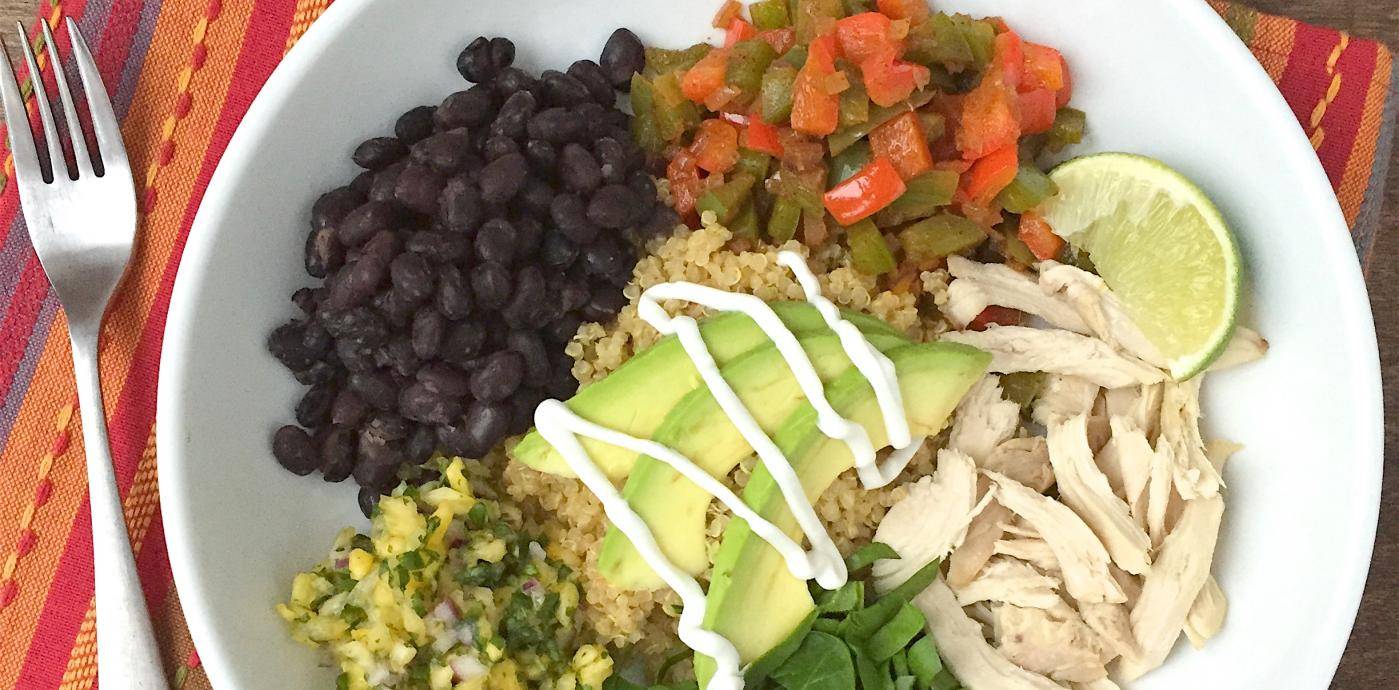 Burrito Bowls with Chicken - OLDWAYS - Cultural Food Traditions 