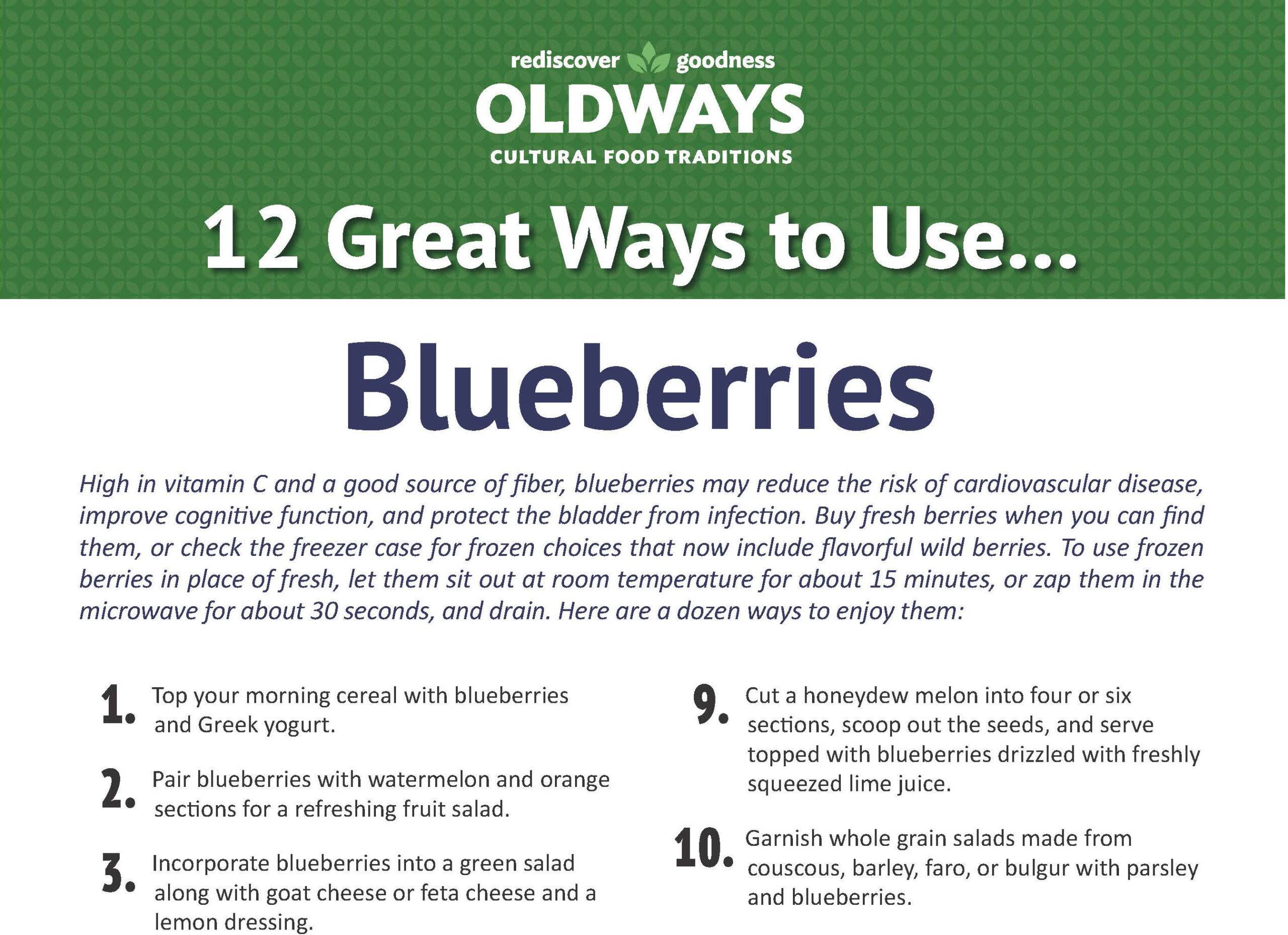 12 Great Ways to Use Blueberries