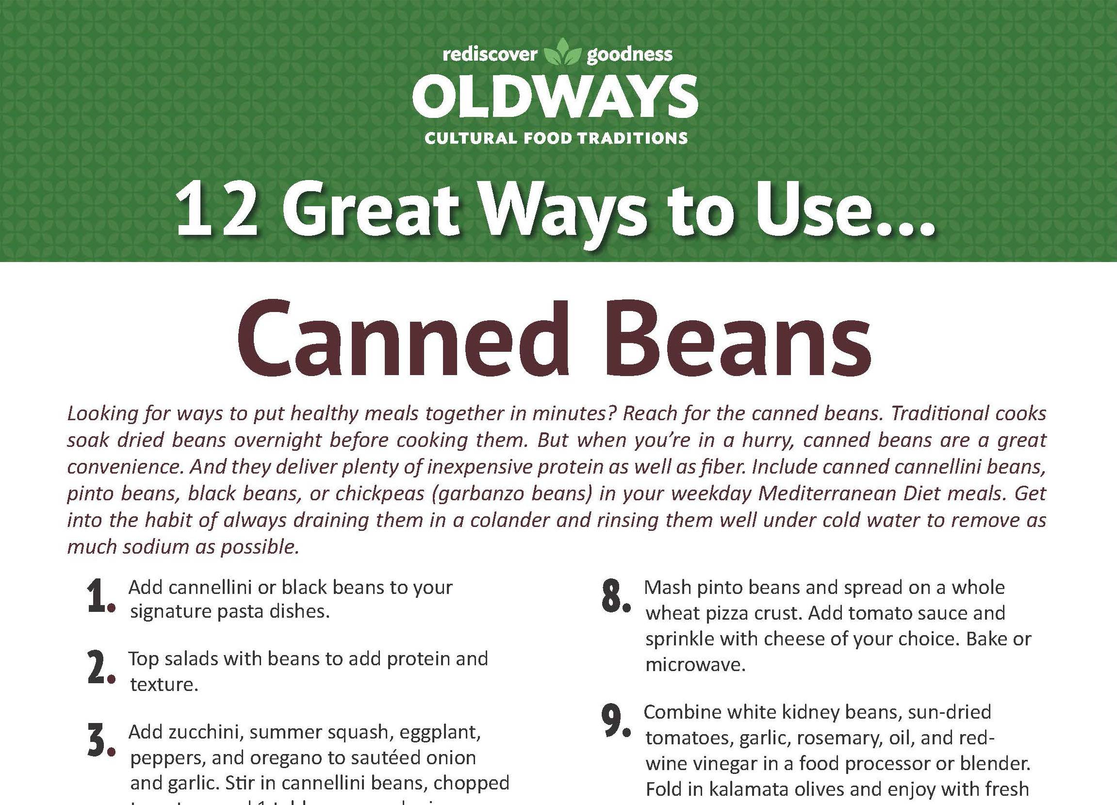 12 Great Ways to Use Canned Beans