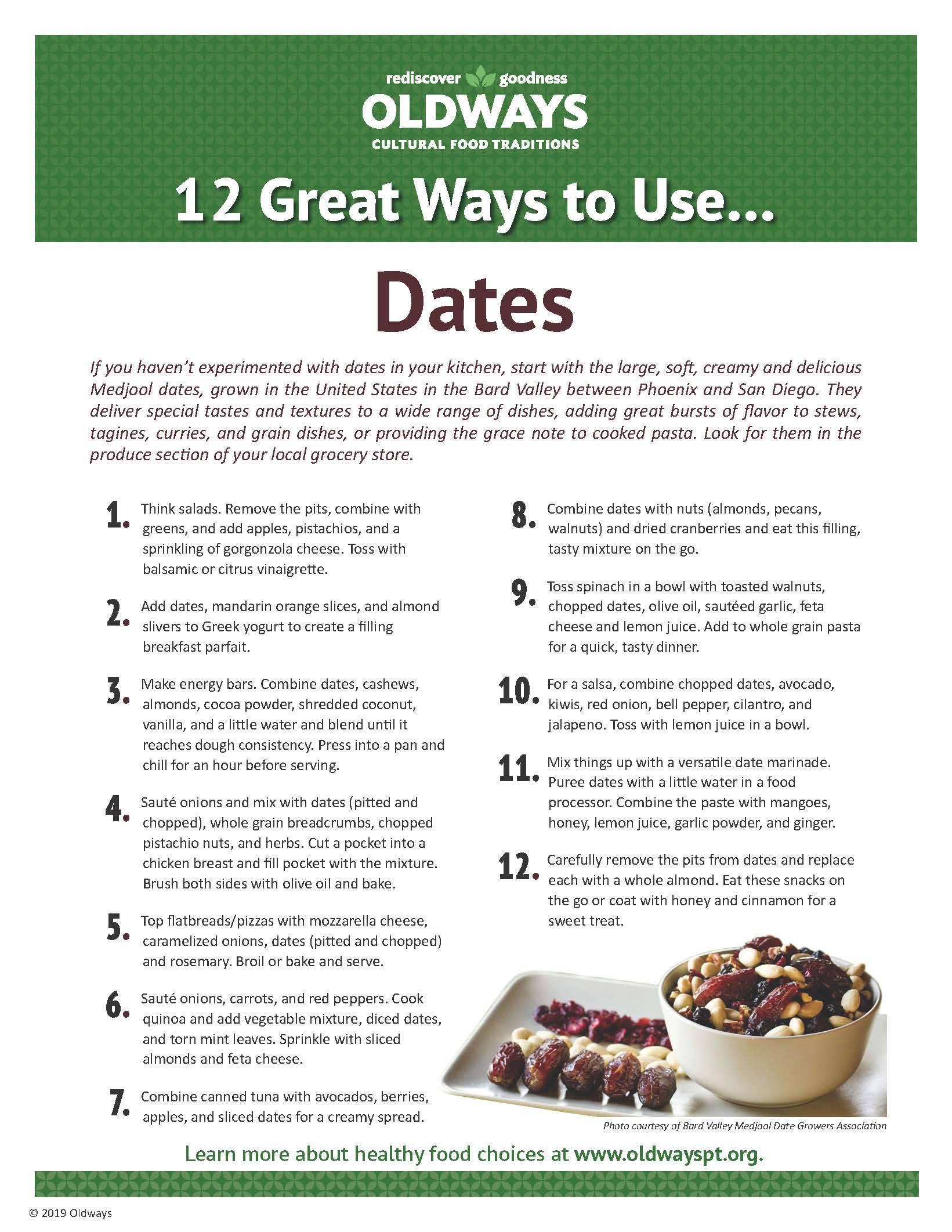 12 Great Ways to Use Dates