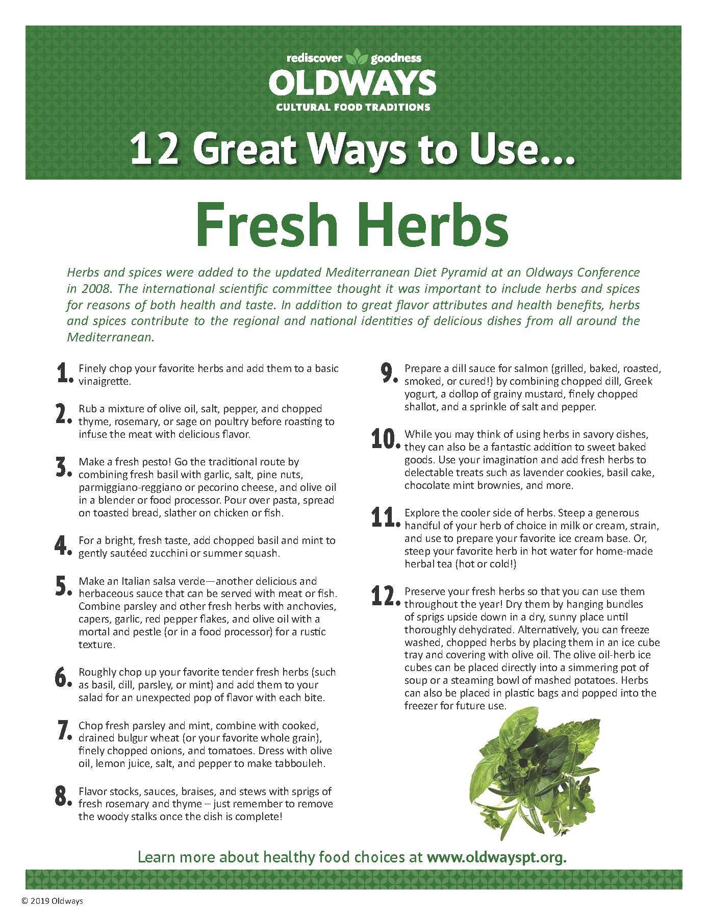 12 Great Ways to Use Fresh Herbs