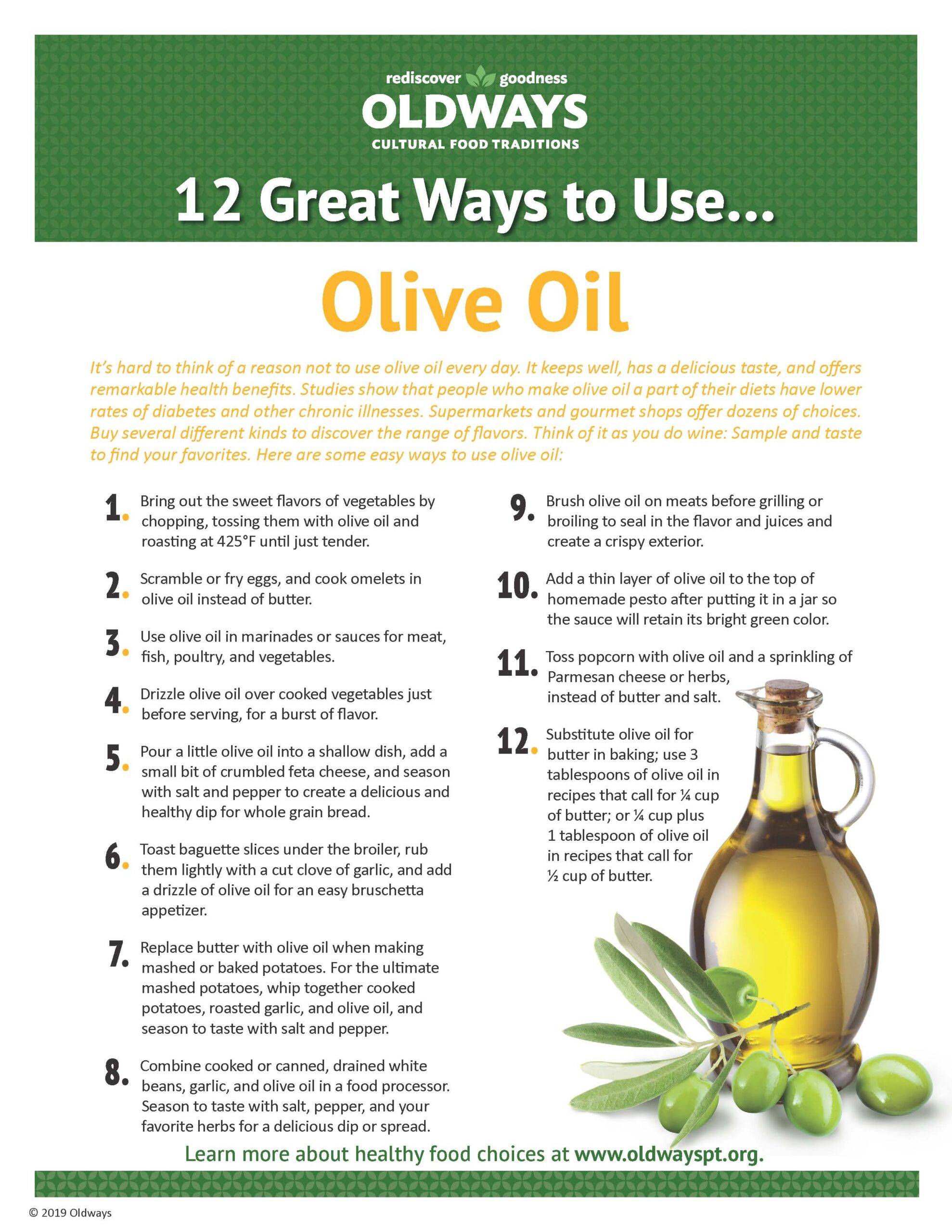 12 Great Ways to Use Olive Oil