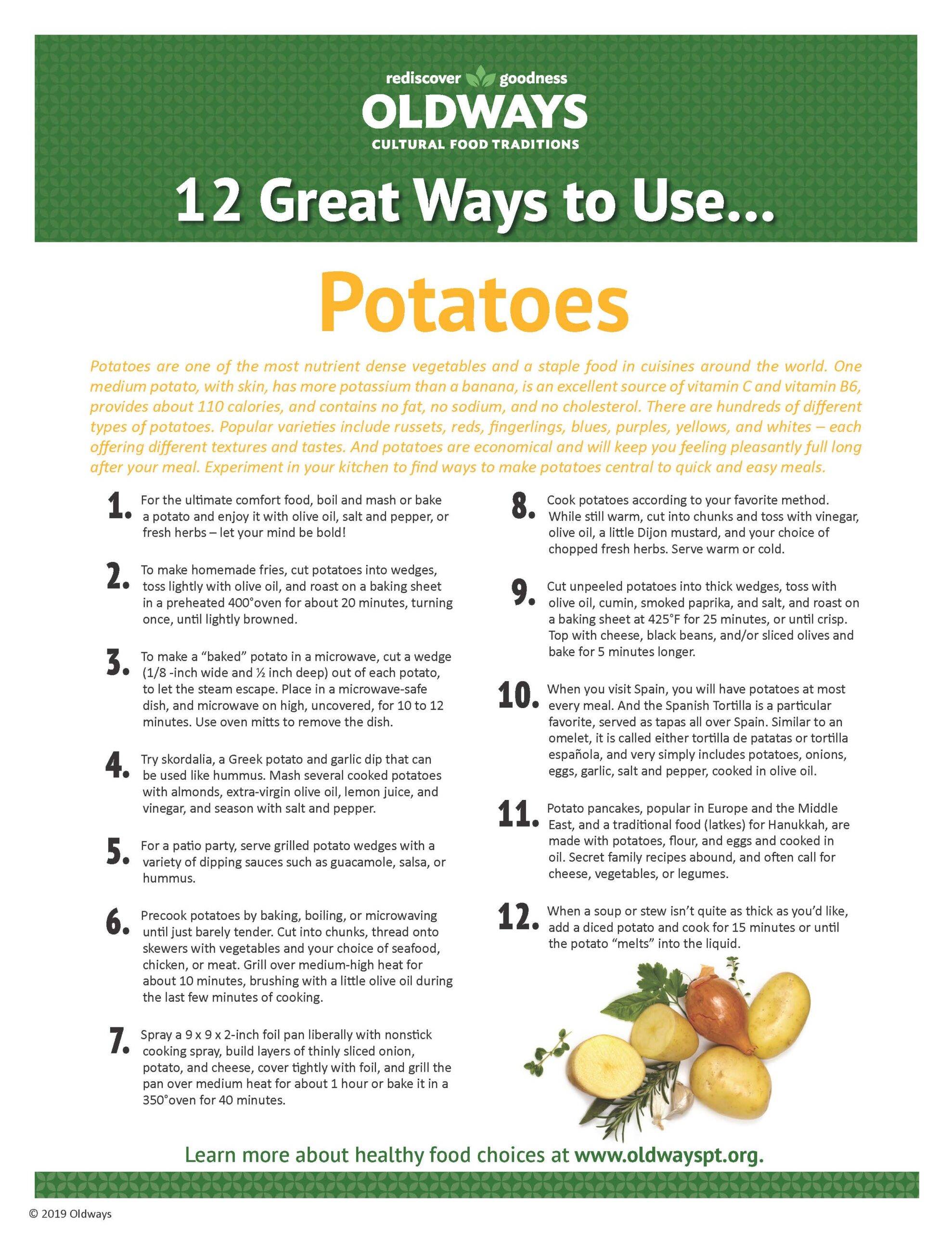 12 Great Ways to Use Potatoes