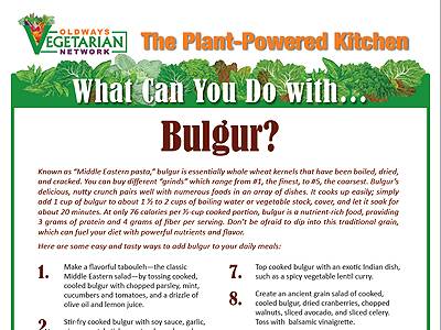 What Can You Do with Bulgur?