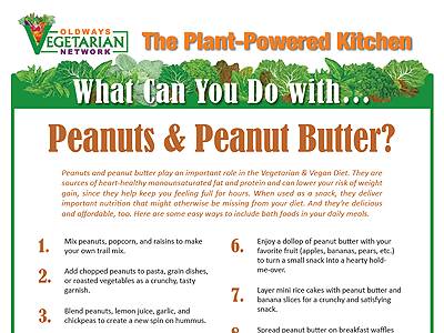 What Can You Do with Peanuts & Peanut Butter?