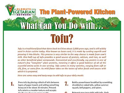 What Can You Do with Tofu?