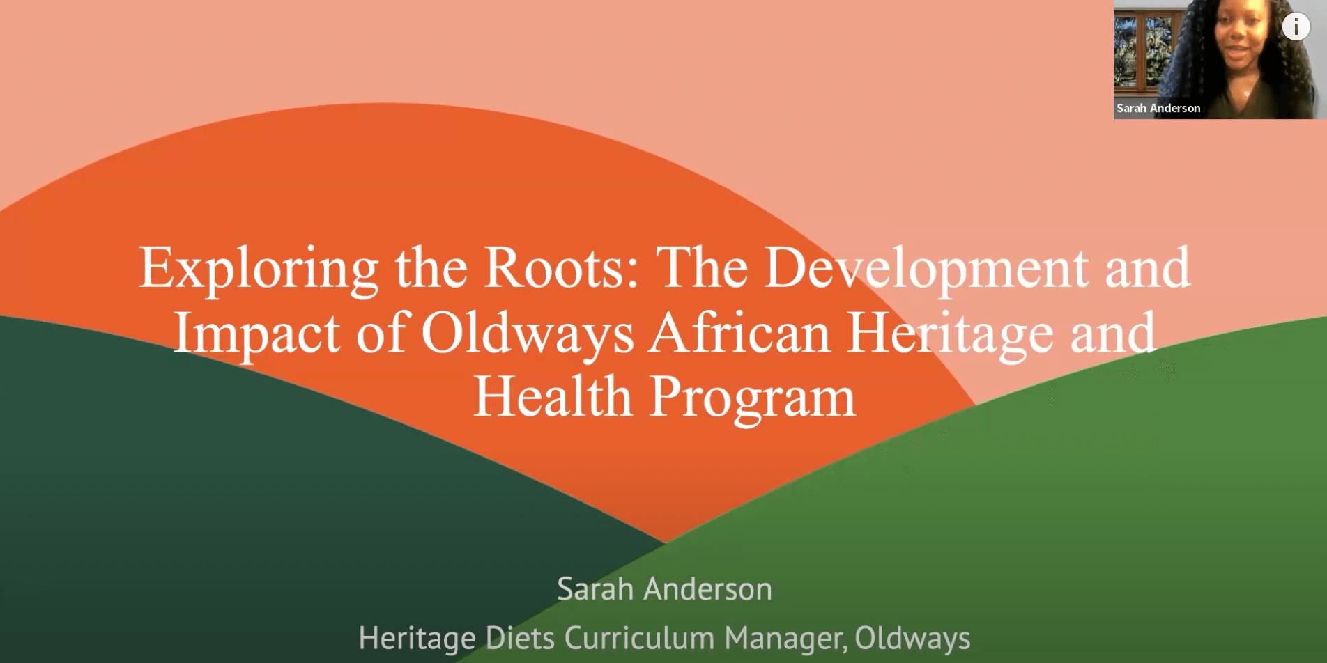 Discussing the Development and Impact of Oldways African Heritage and Health Program with UCLA