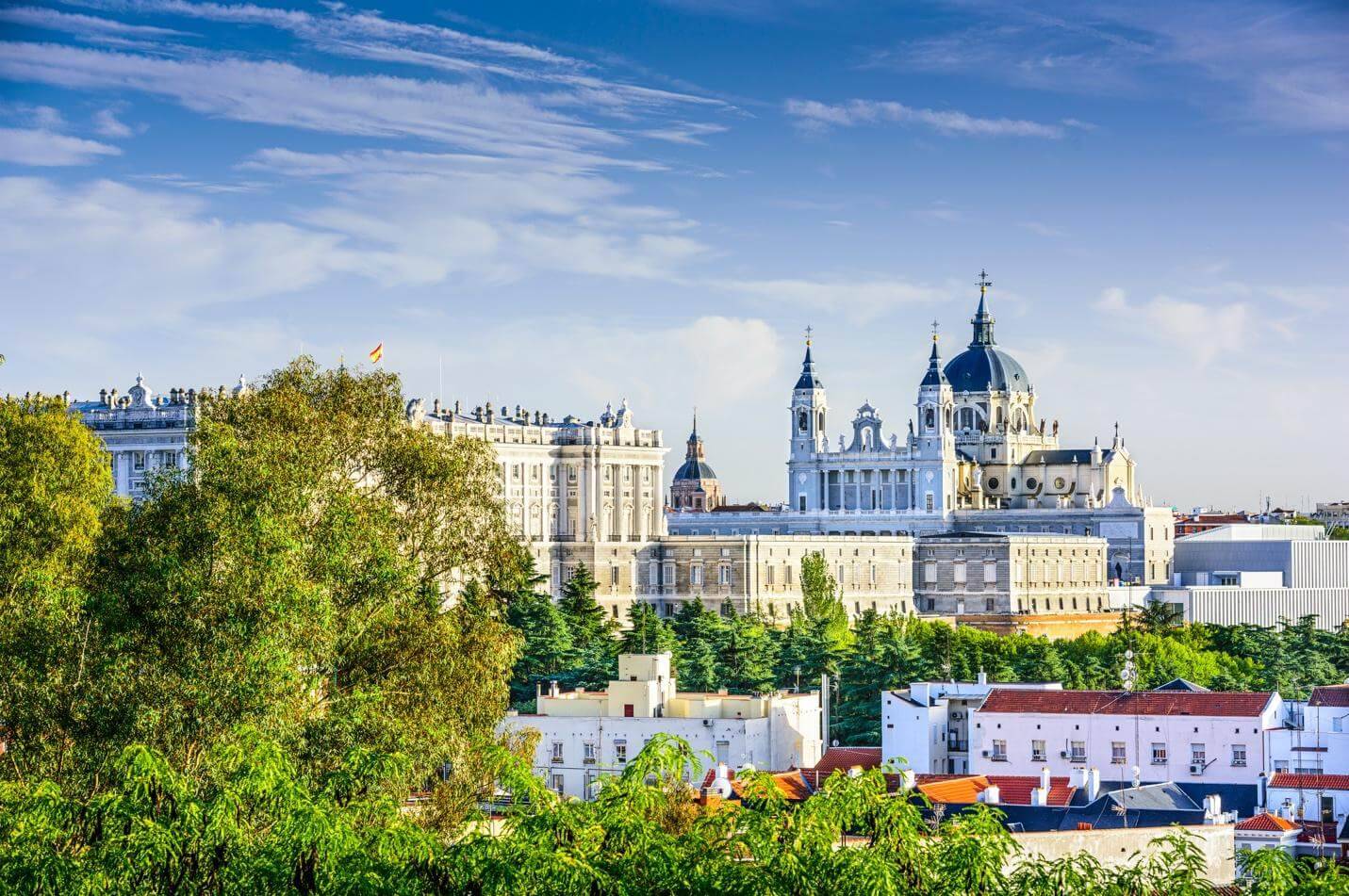 A panoramic view of Madrid, Spain
