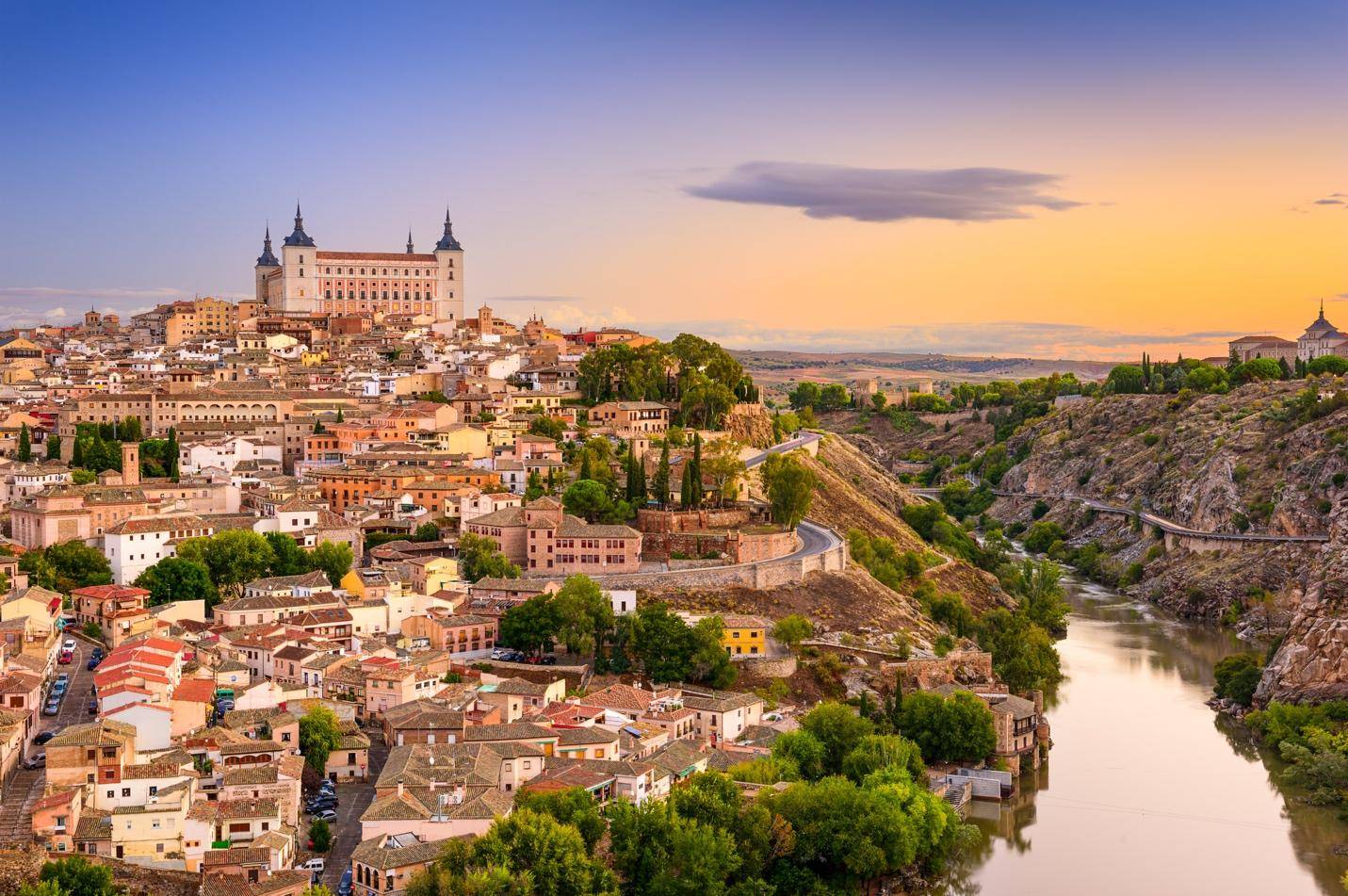 Sunset over Toledo, Spain