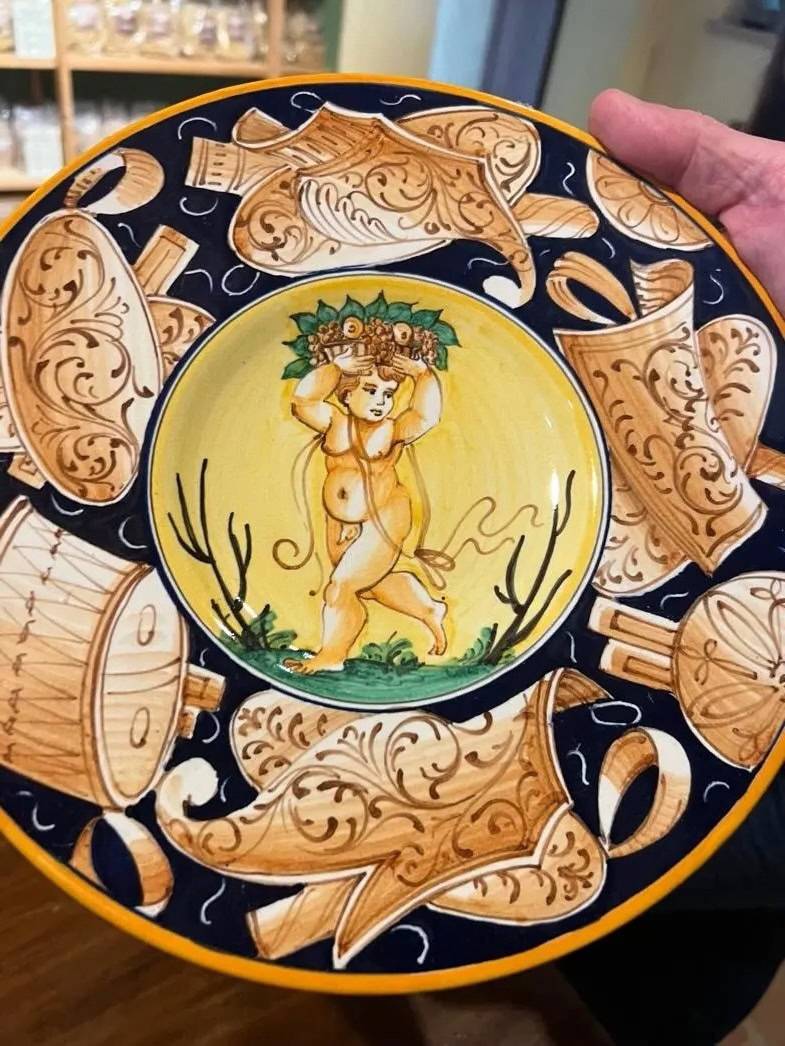 A decorative plate