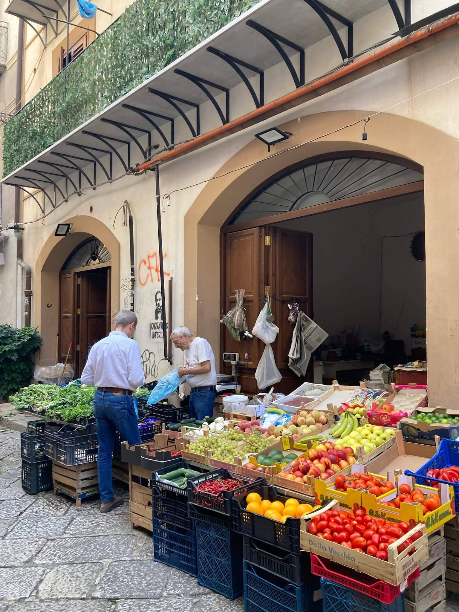 a variety of fresh produce