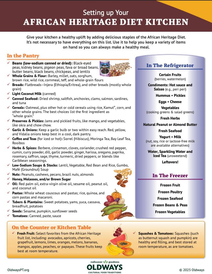 Setting up Your African Heritage Kitchen