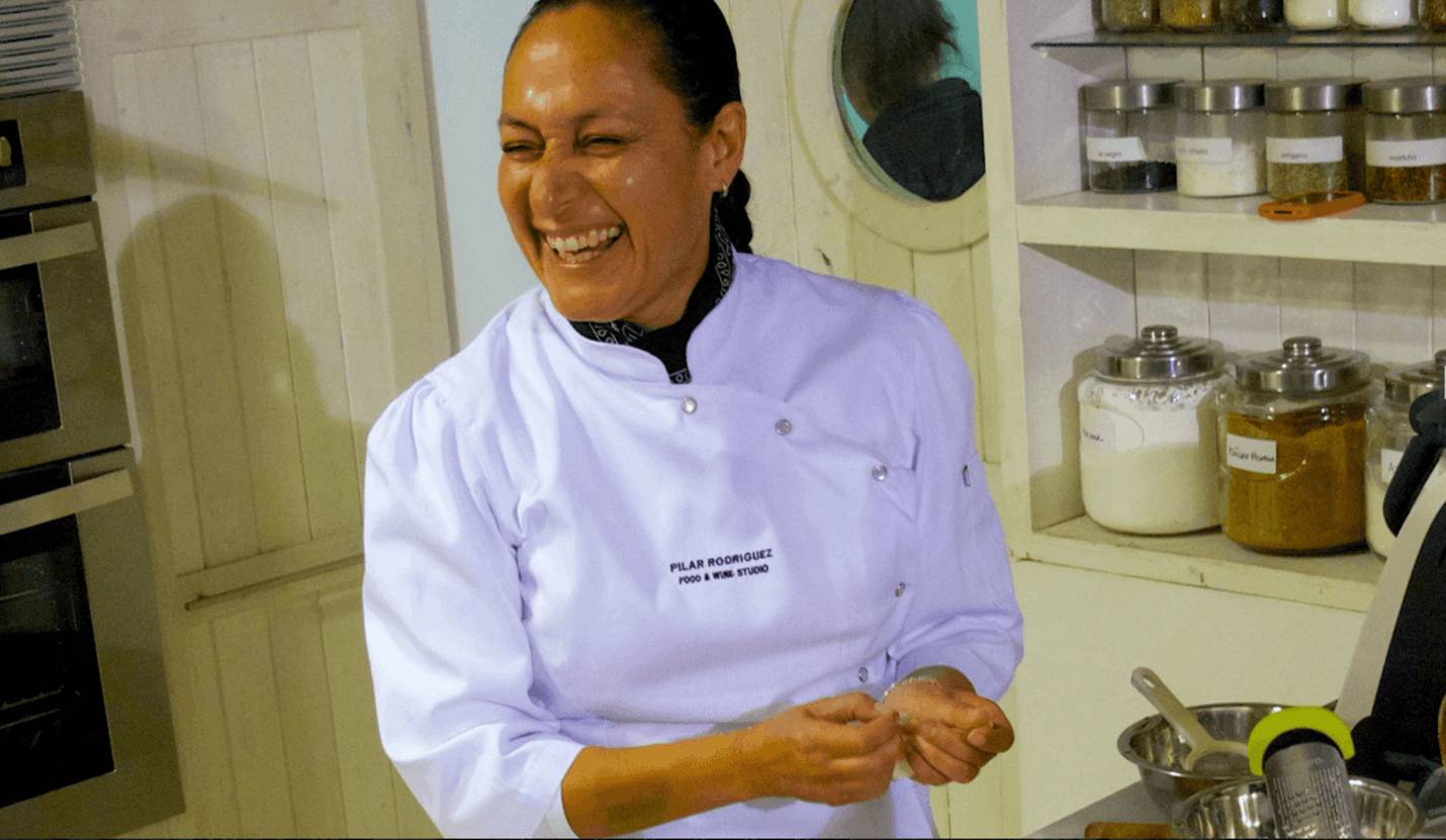 Chef Ambassador of Chile and trip leader, Pilar Rodríguez