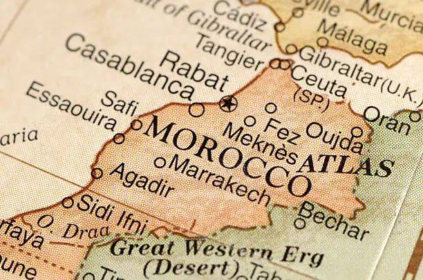 Morocco map